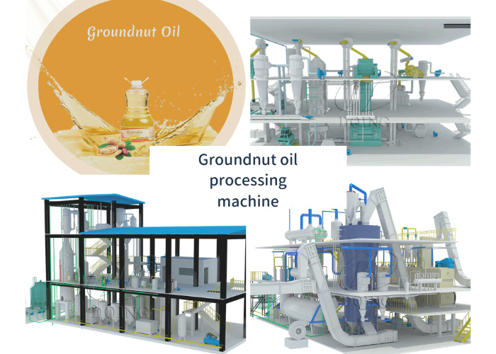 Máquina procesadora de aceite de maní