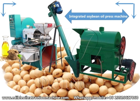 Máquina procesadora de aceite de soja