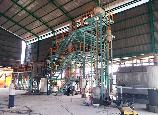 Planta de refinería de aceite de palma semicontinua 5TPD en Indonesia