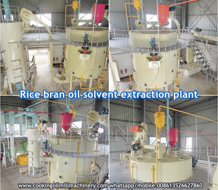 planta de extracción de aceite de salvado de arroz