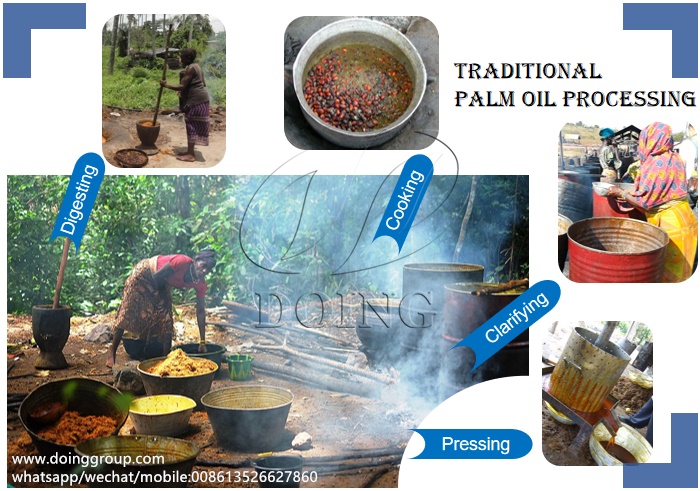 producción de aceite de palma en África