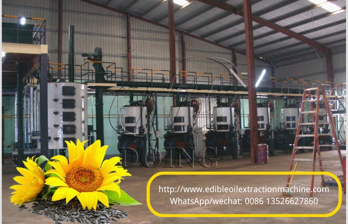 máquina procesadora de aceite de girasol